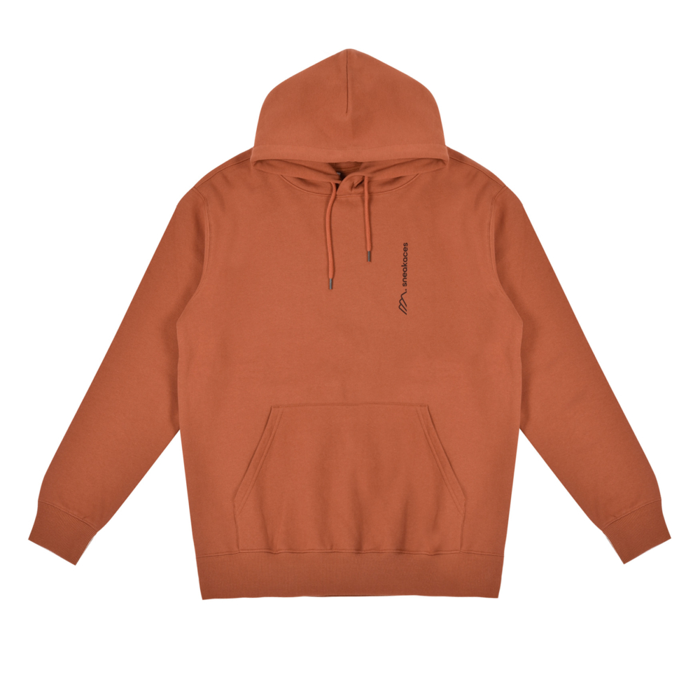 signature hoodie brick orange